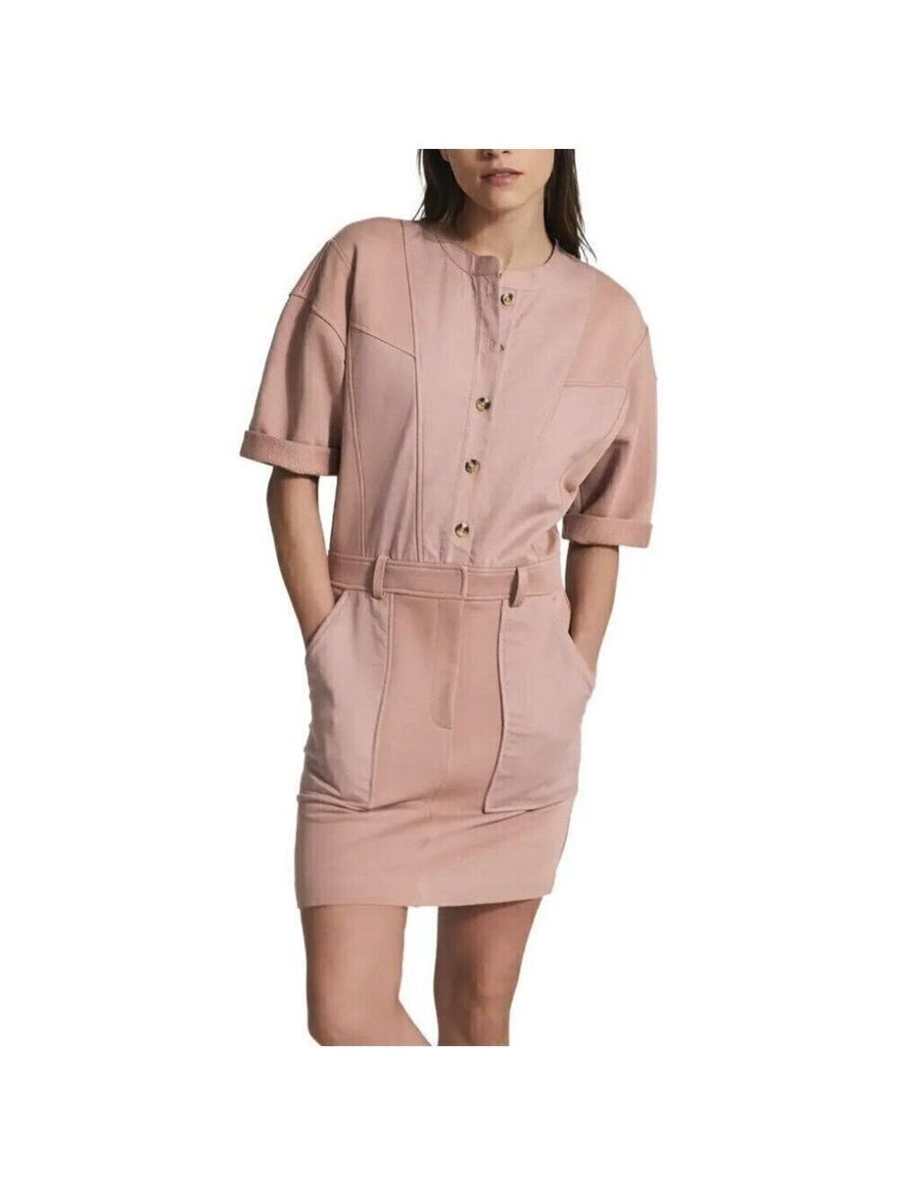 𝅺reiss Bnwot Womens "Emlyn" Sweatshirt Dress Panel Detail
